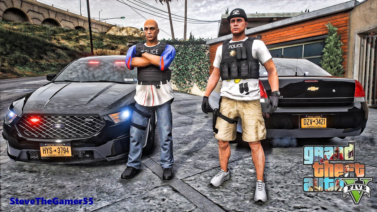 Playing GTA 5 As A POLICE OFFICER Gang Unit Patrol🔥🔥🔥||  GTA 5 Lspdfr Mod|  4K