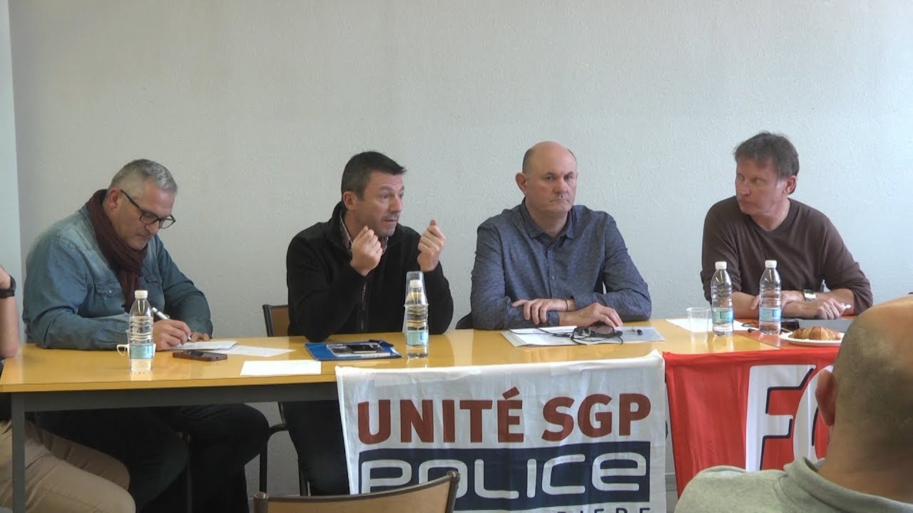 Le syndicat Unit&eacute; SGP Police F.O r&eacute;clame plus d'effectifs et de repos :