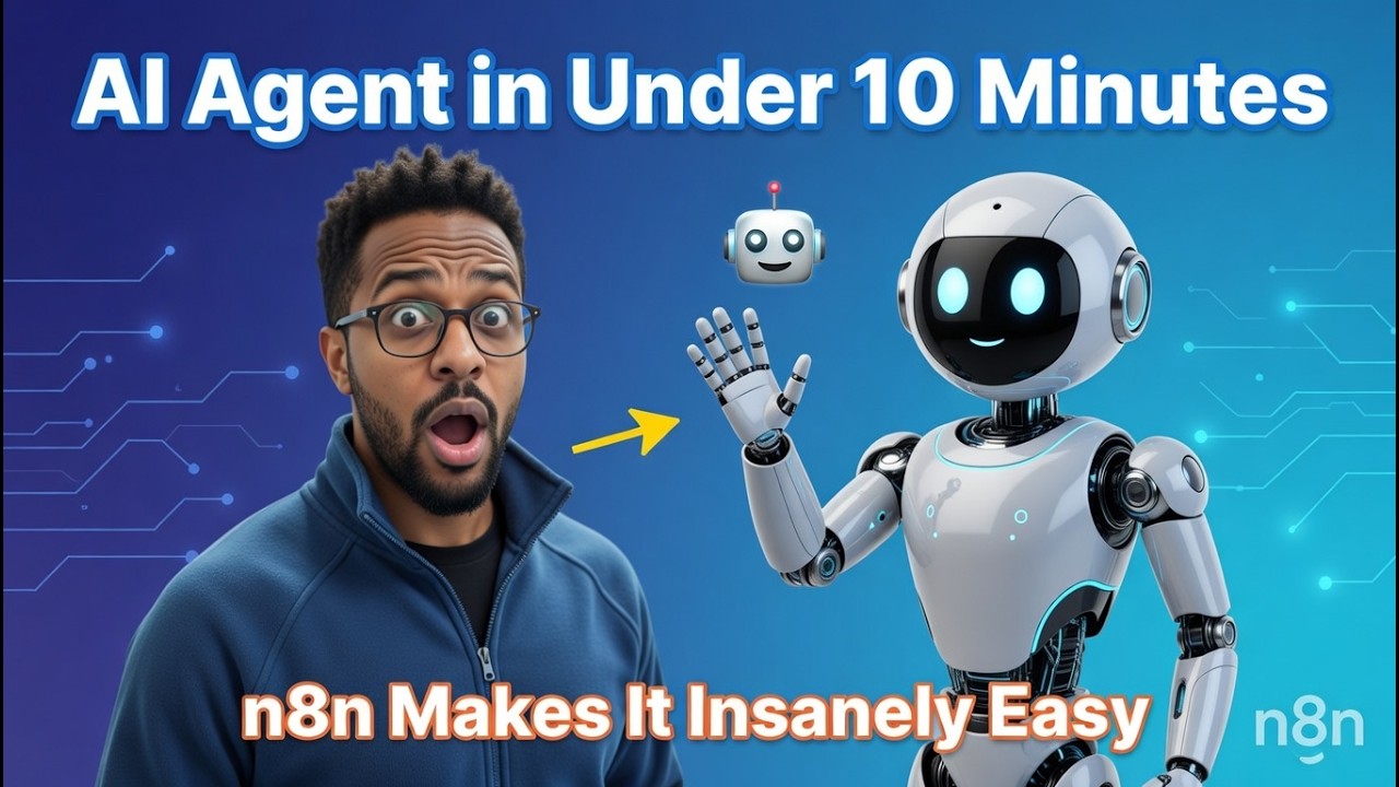AI Agent in Under 10 Minutes – n8n Makes It Insanely Easy