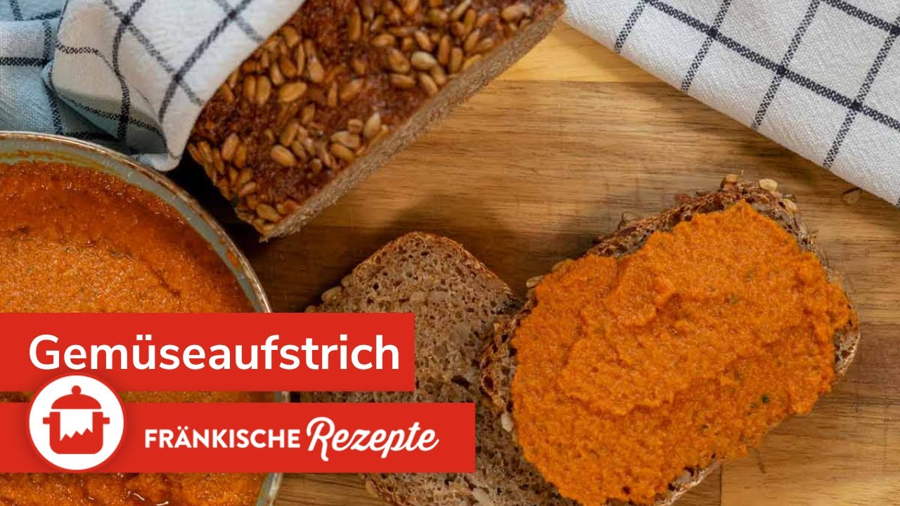 GEMÜSEAUFSTRICH: gesunden Brot-Aufstrich selber machen 🍞