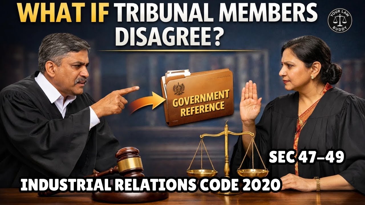 Industrial Relations Code 2020|Section 47&ndash;49 Explained|Tribunal Powers, Procedure & Disqualification