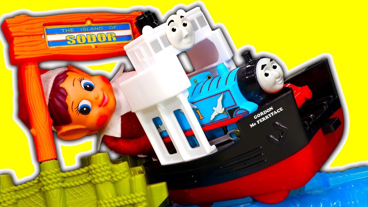 Thomas Trackmaster Boat & Sea Set Toy Review Gordon McFerryface Upgrade