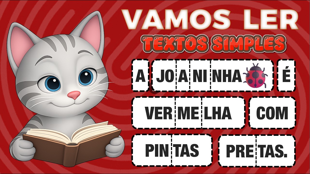 VAMOS LER - Textos Fatiados | Textos simples |  Atividade Leitura | 🐝🐞Insetos 🪲🪰🦟