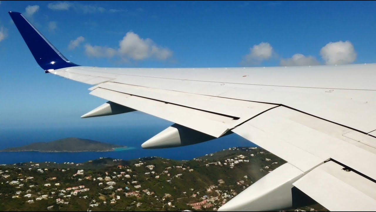 Caribbean Islands! Beautiful Delta 757 Takeoff From St. Thomas!