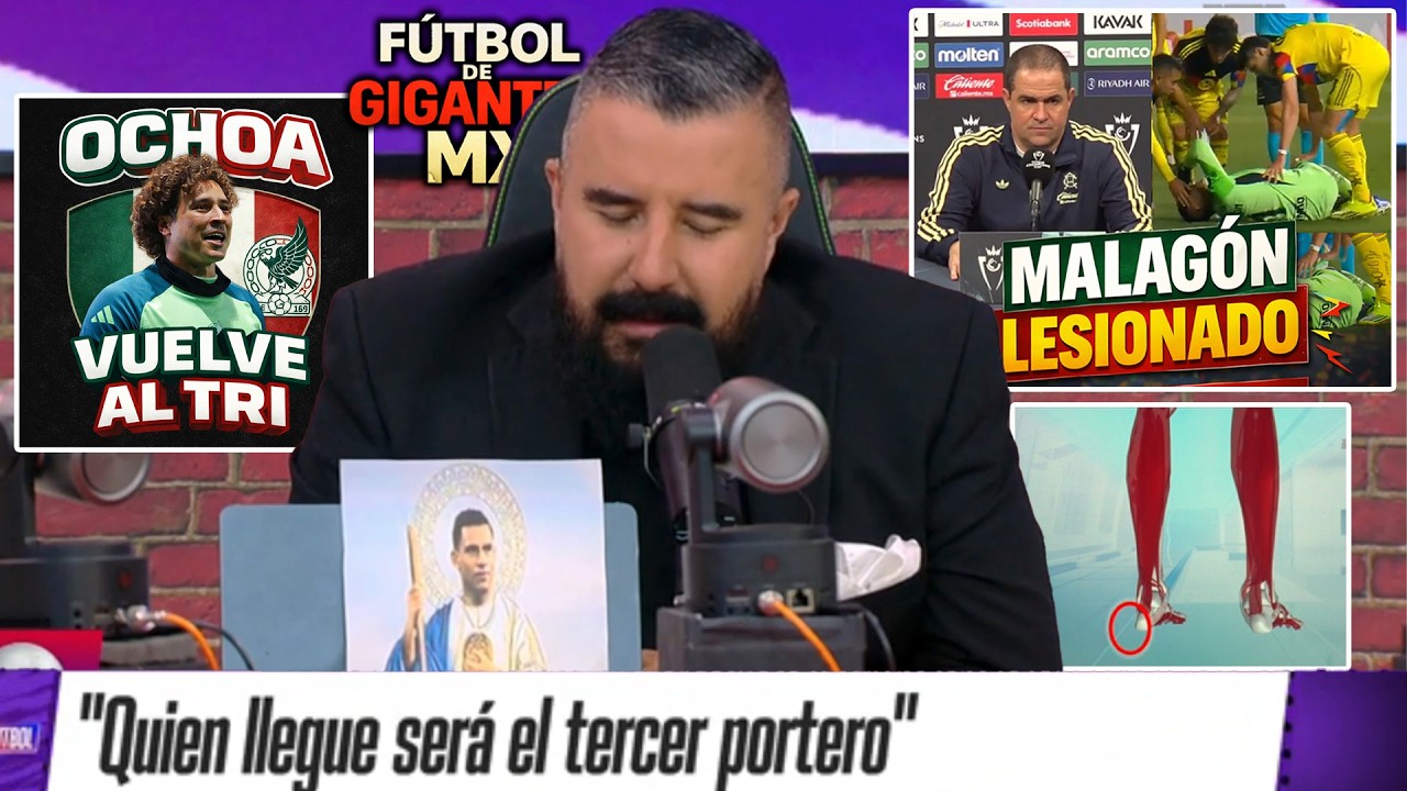 ALVARO MORALES DE LUTO PORQUE VUELVE OCHOA gracias a La Lesión de Malagón con América