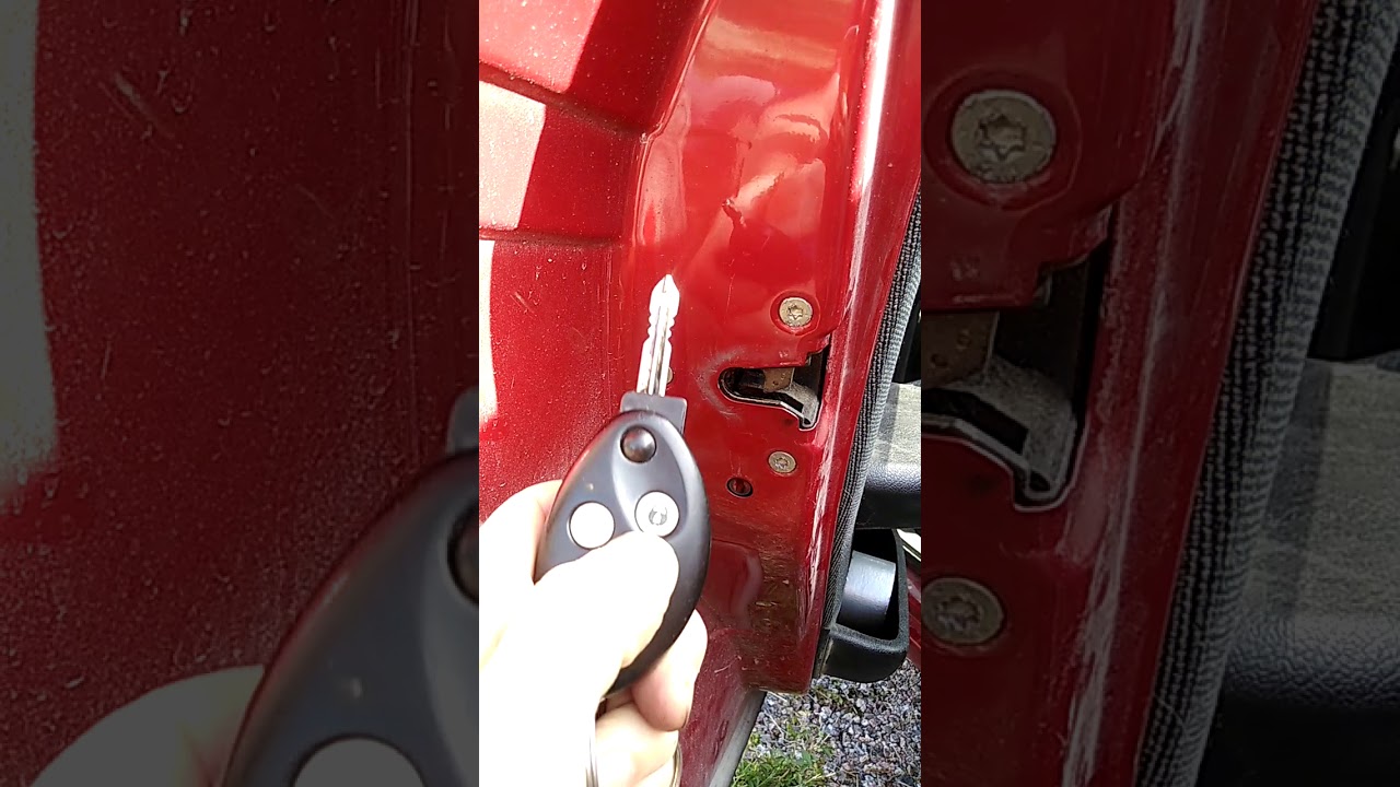 Citron Xsara rear door central locking problem and solution