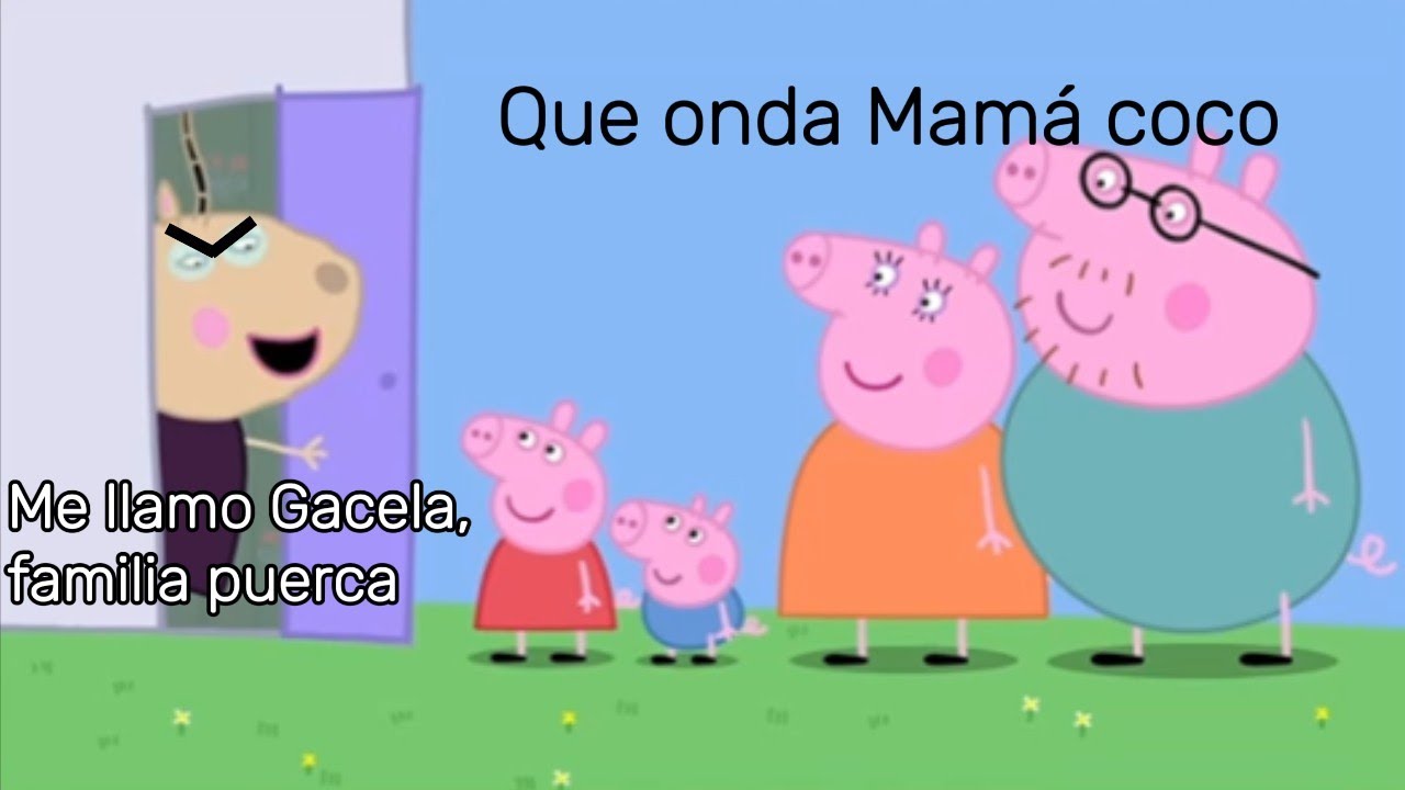 Edite un cap&iacute;tulo de peppa pig, porque sii 💩