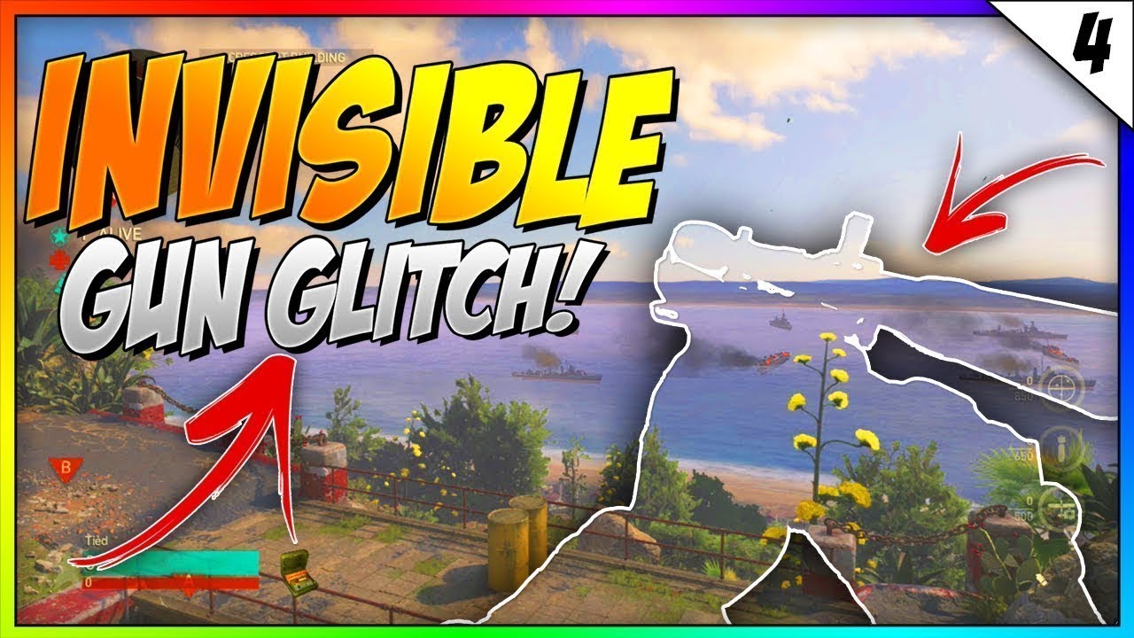 WW2 INVISIBLE GUN GLITCH TUTORIAL (COD WWII Trickshot Tutorial)