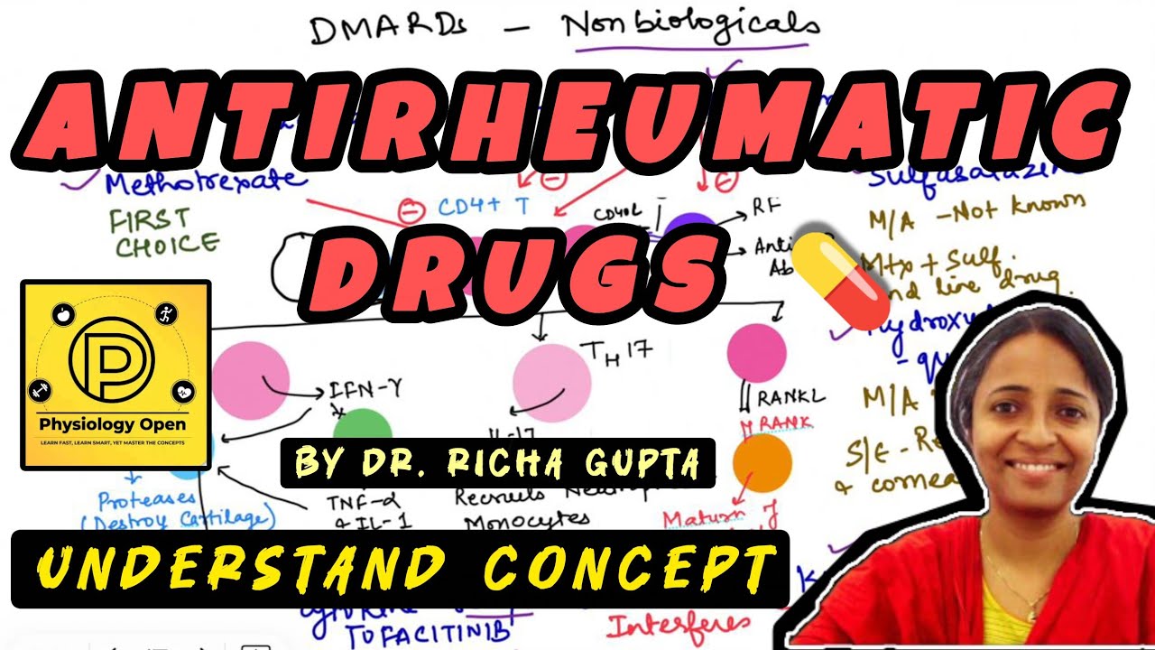 Antirheumatic drugs | DMARDS | Pharmacology mbbs 2nd year