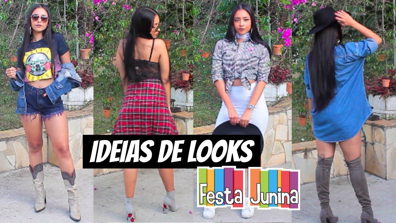 IDEIAS DE LOOKS PARA FESTA JUNINA (SÃO JOÃO)! | Nicole Prazeres