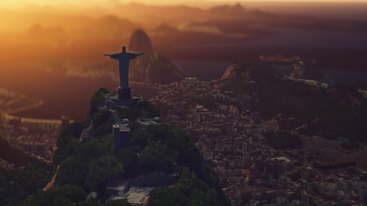 Socha Krista Spasiteľa (Rio de Janeiro) Cristo Redentor / Free Video / Google Earth