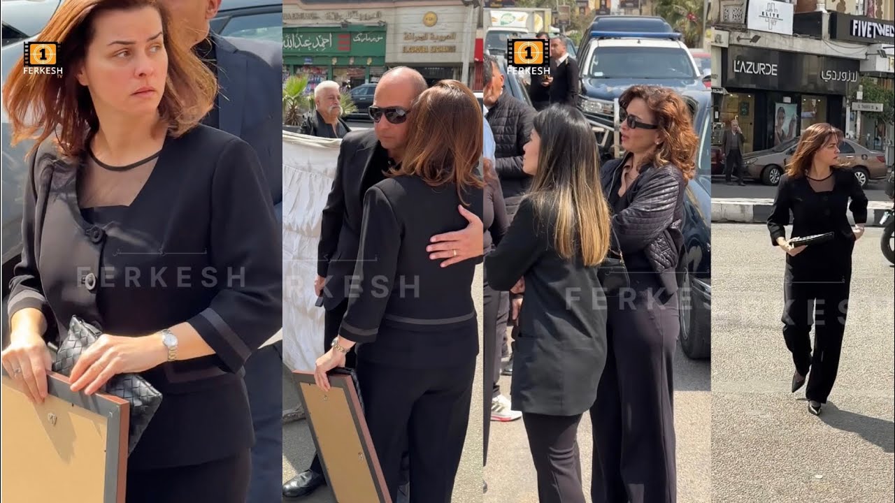 النجمة نور اللبنانية تودع زوجها 