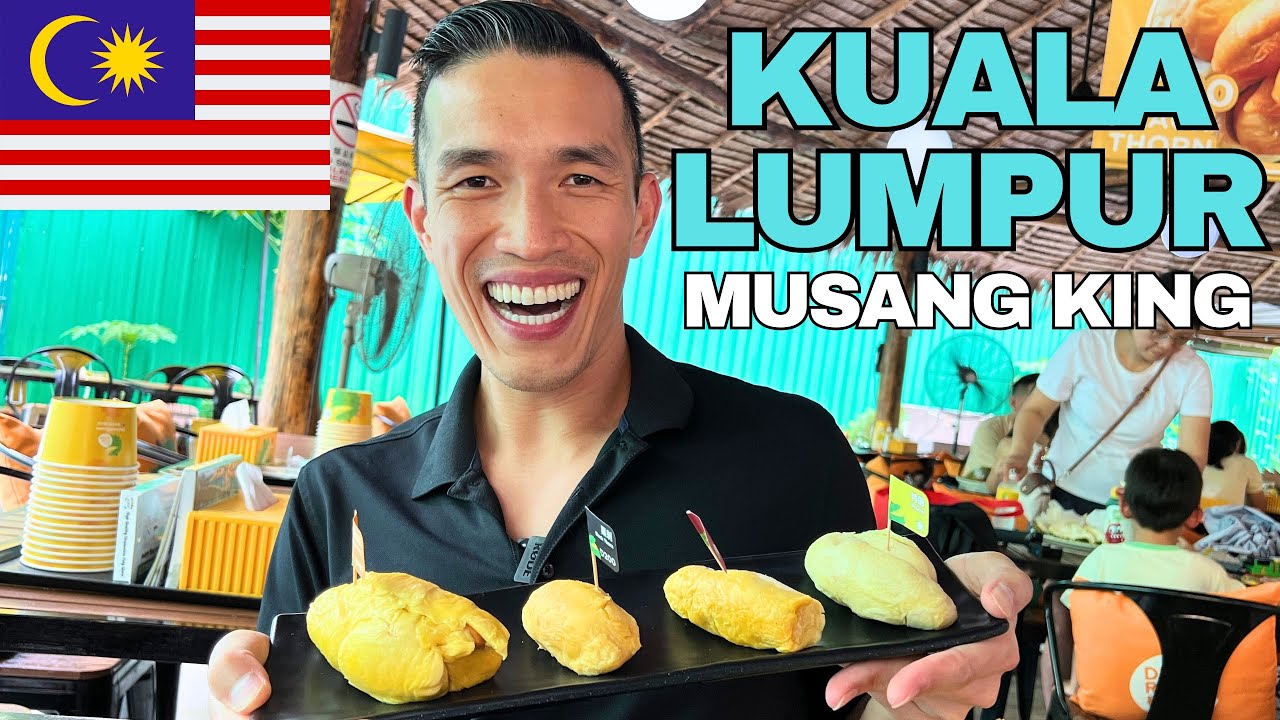 🇲🇾 First Time Trying The BEST Durian in Malaysia! Musang King Tasting At DurianBB Park Kuala Lumpur