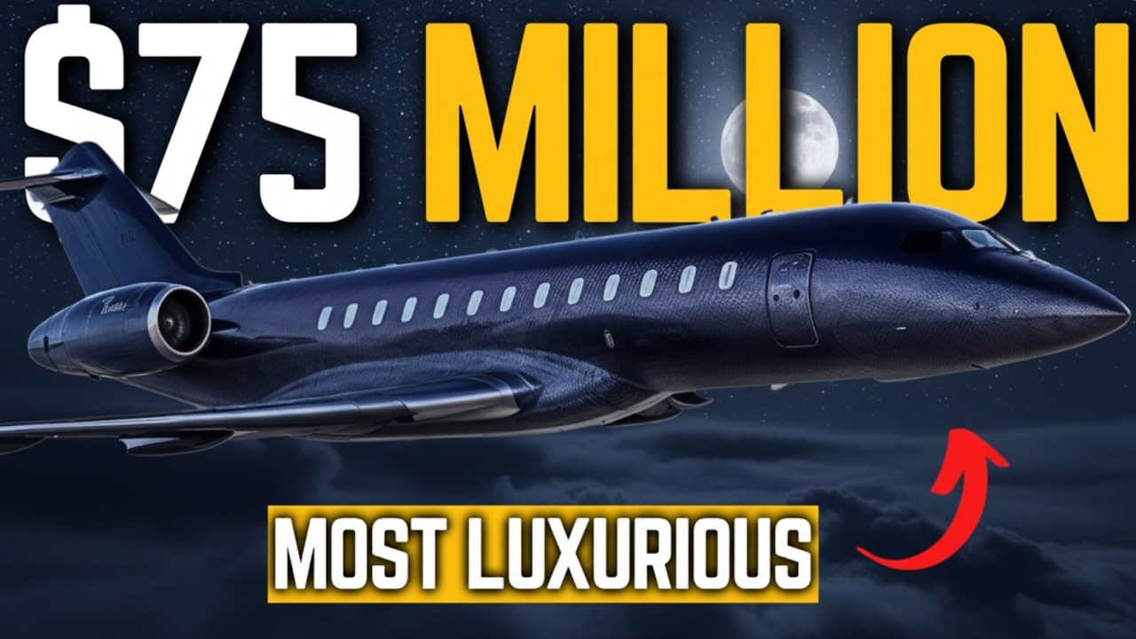 $317 MILLION Private Jet With Throne Room – Top 10 Luxury Jets Ranked