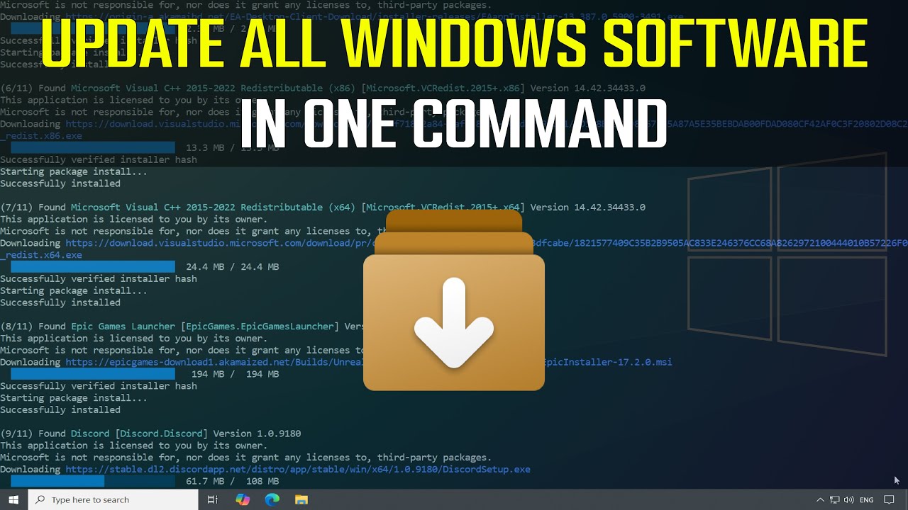 Как обновить всё программное обеспечение Windows одной командой | Winget (диспетчер пакетов Windows)
