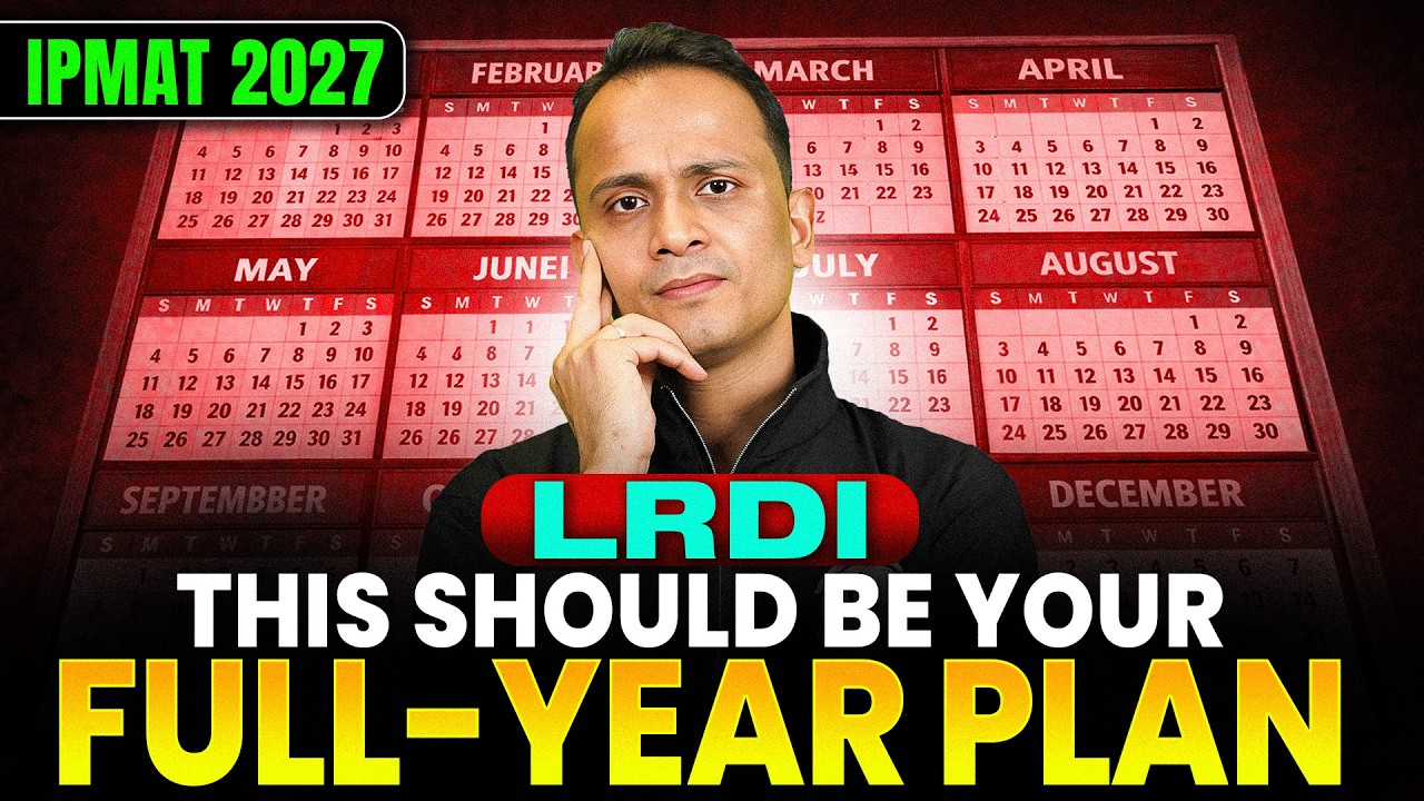 IPMAT 2027 LRDI Study Plan & Preparation Strategy | Complete 1 Year Roadmap + Daily Planner