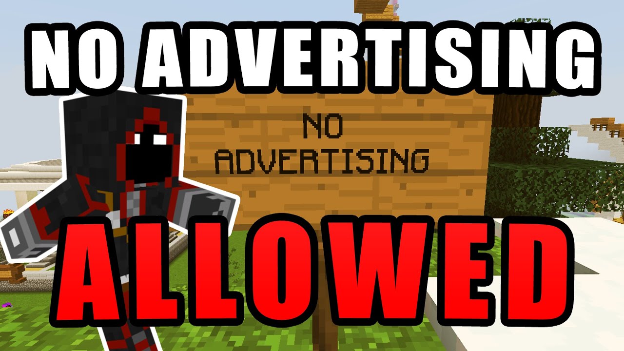 NO ADVERTISING ALLOWED ಠ_ಠ