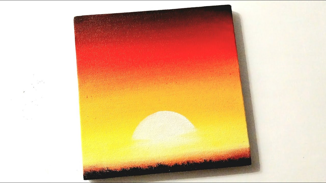 Easy Acrylic Painting for Beginners | Step by step