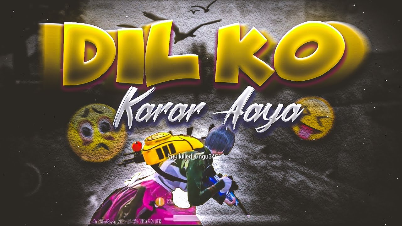 Dil Ko Karar Aaya🥀 | Bgmi Velocity Montage | Bgmi Android Edit Beat Sync Montage | Gavu Gaming