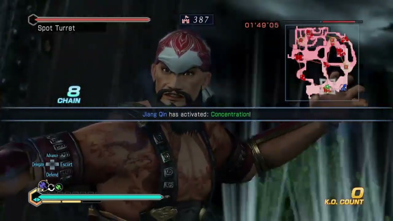 Dynasty Warriors 8 Empires - Officer Showcase Jiang Qin