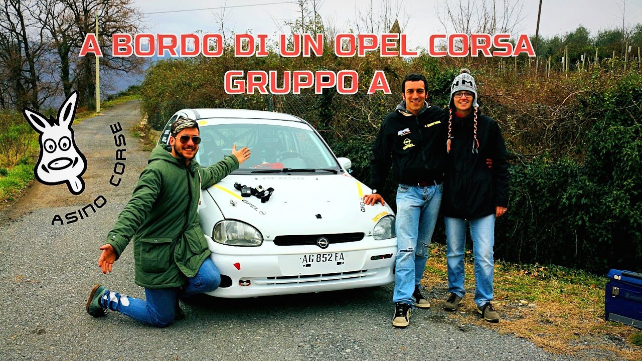 VI PORTIAMO A BORDO DI UNA OPEL CORSA GSI GRUPPO A - Con Thomas e Laura Gaggero
