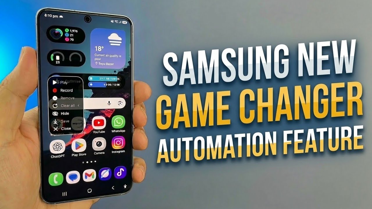 Samsung New Automation Feature Update Is Here!🔥 #samsung #goodlock #oneui