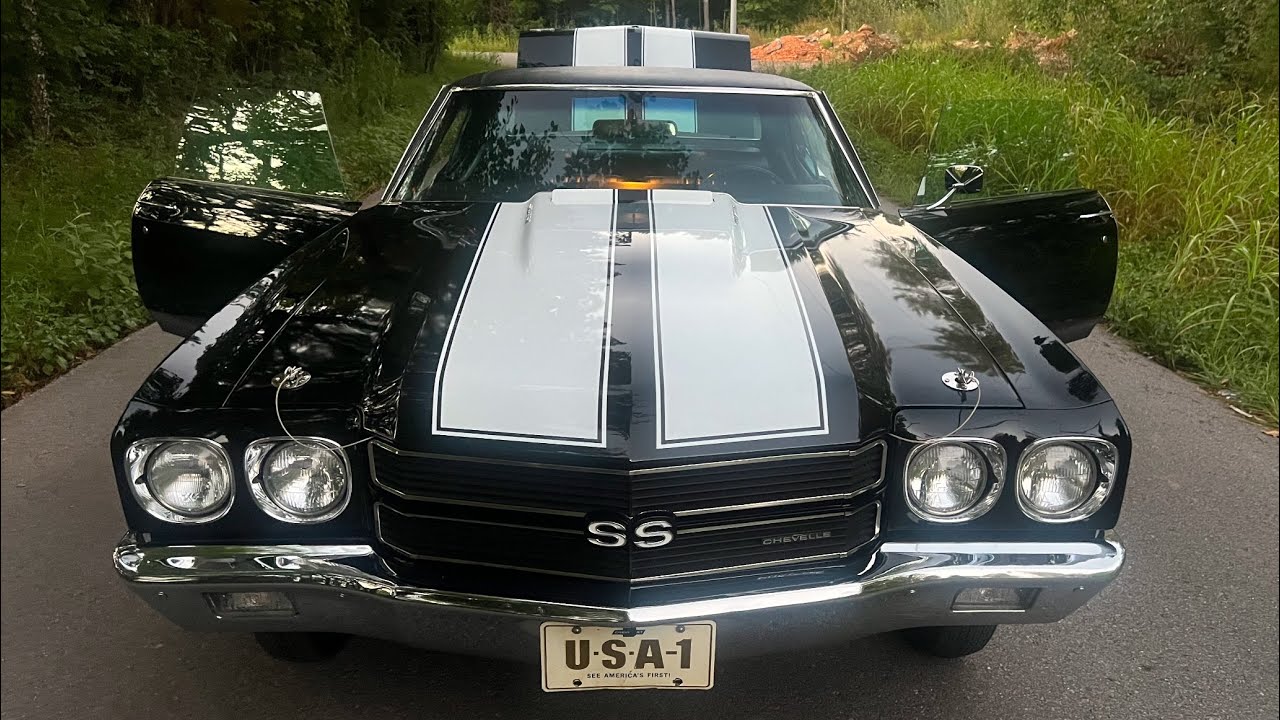Joseph Lorenzo’s 18k Mile Original Owner Tuxedo Blk 1970 Chevelle SS454 LS6 Comes Out of Hiding!!