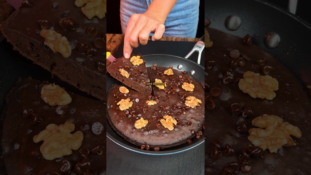brownie a la sart&eacute;n #recetas