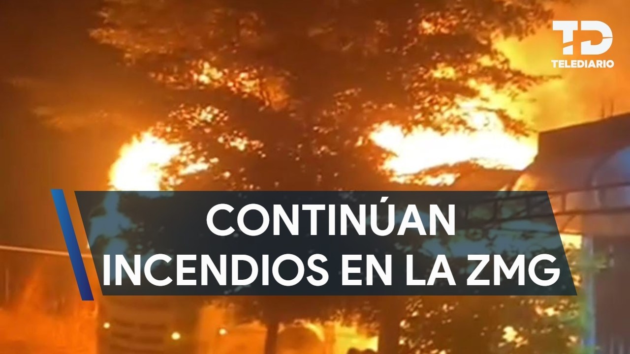 Continúan incendios de vehículos y negocios en el área metropolitana de Guadalajara