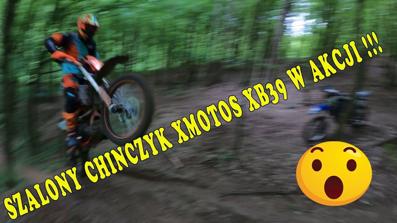 Crazy Chinese Xmotos XB 39 in action | Szalony chińczyk Xmotos XB 39 w akcji 😁😁😁 WR 250| Alfarad 250