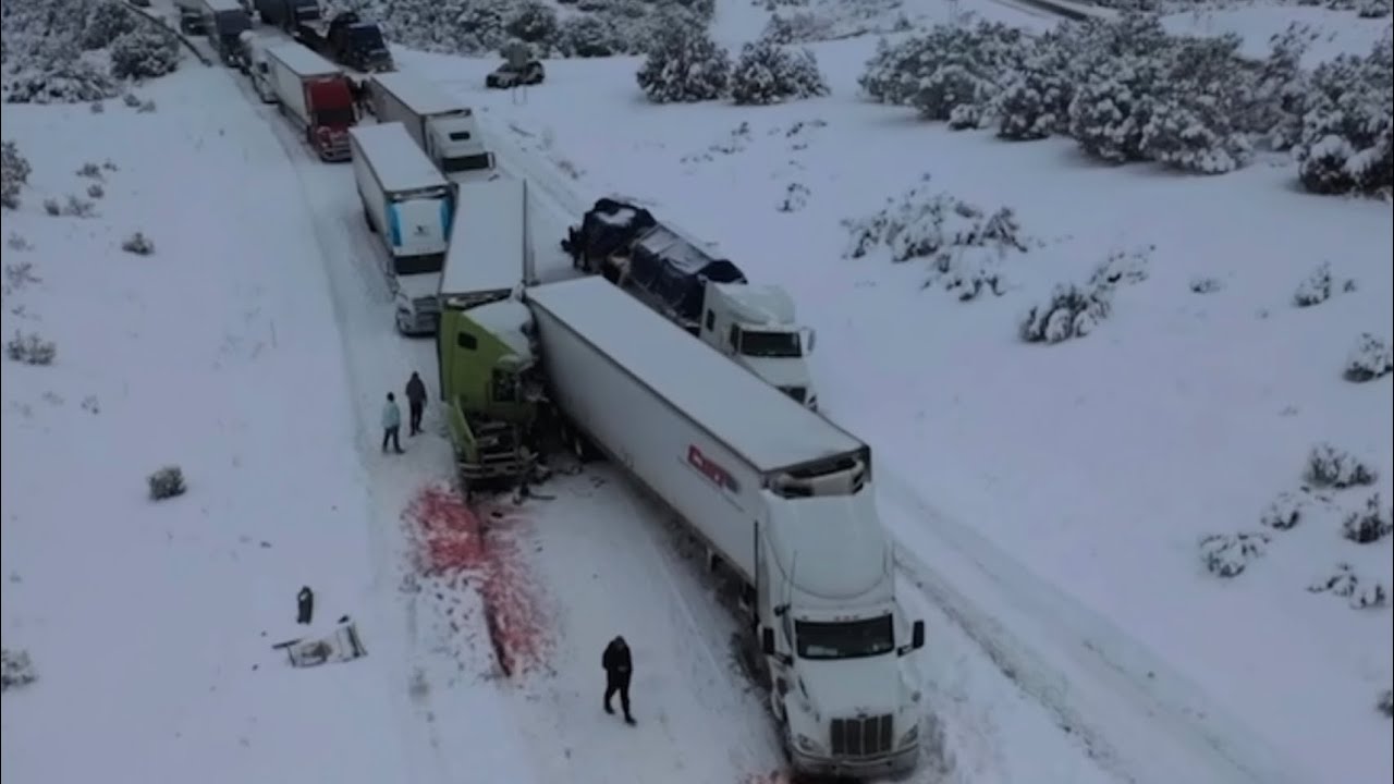 عاصفة ثلجية تشل الحياة 