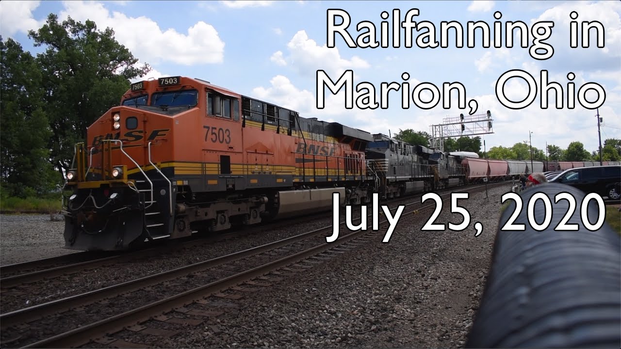 Railfanning in Marion, OH - July 25, 2020