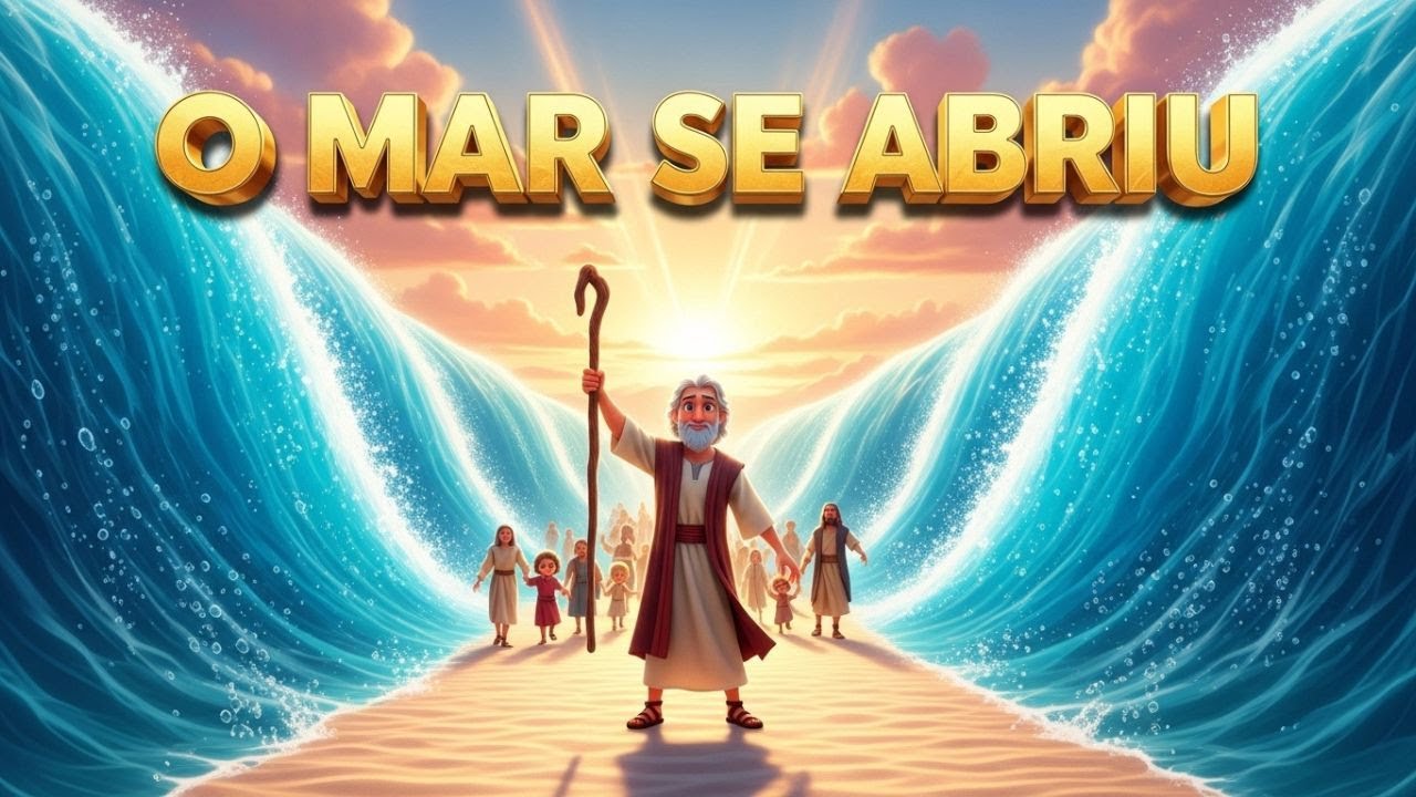 O Mar Se Abriu | Música Cristã Infantil 🌊✨
