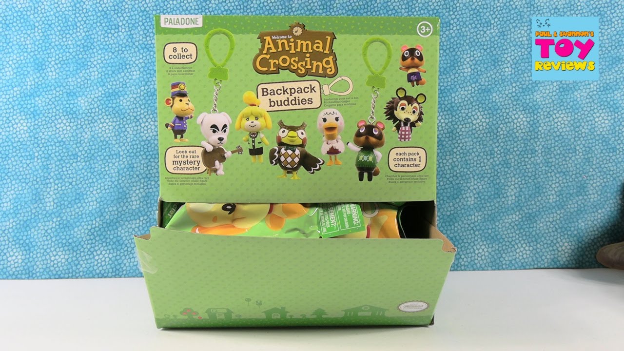 Animal Crossing Backpack Buddies Blind Bag Bag Clip Opening Review | PSToyReviews