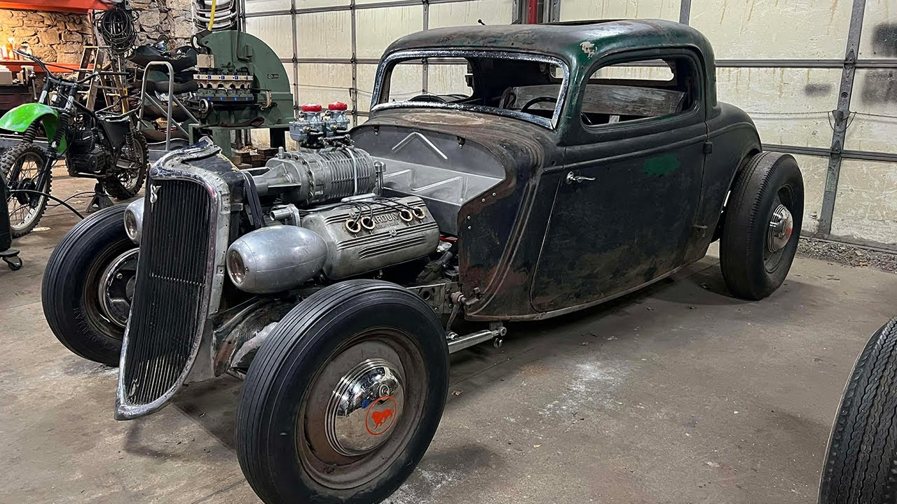 Редкие фары E&J для Ford Coupe 1933 года с двигателем Ardun!!