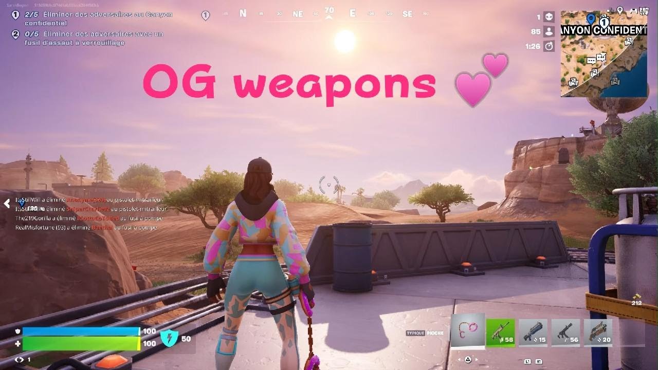 OG weapons are BACK | Fortnite Battle Royale CH7S1 💕