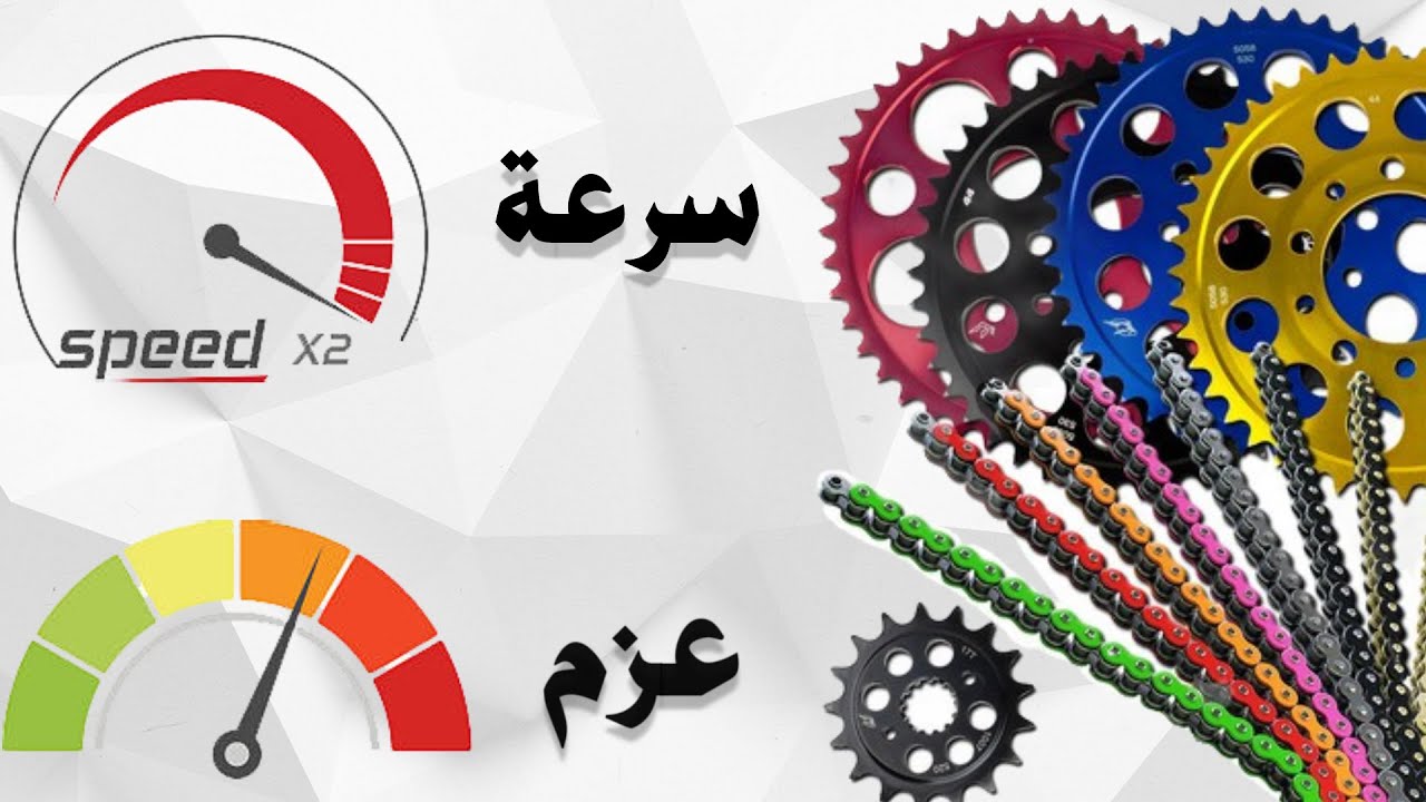 فكرة عمل الة الجر واستخدام التروس في زيادة (السرعة او العزم )_Mezo