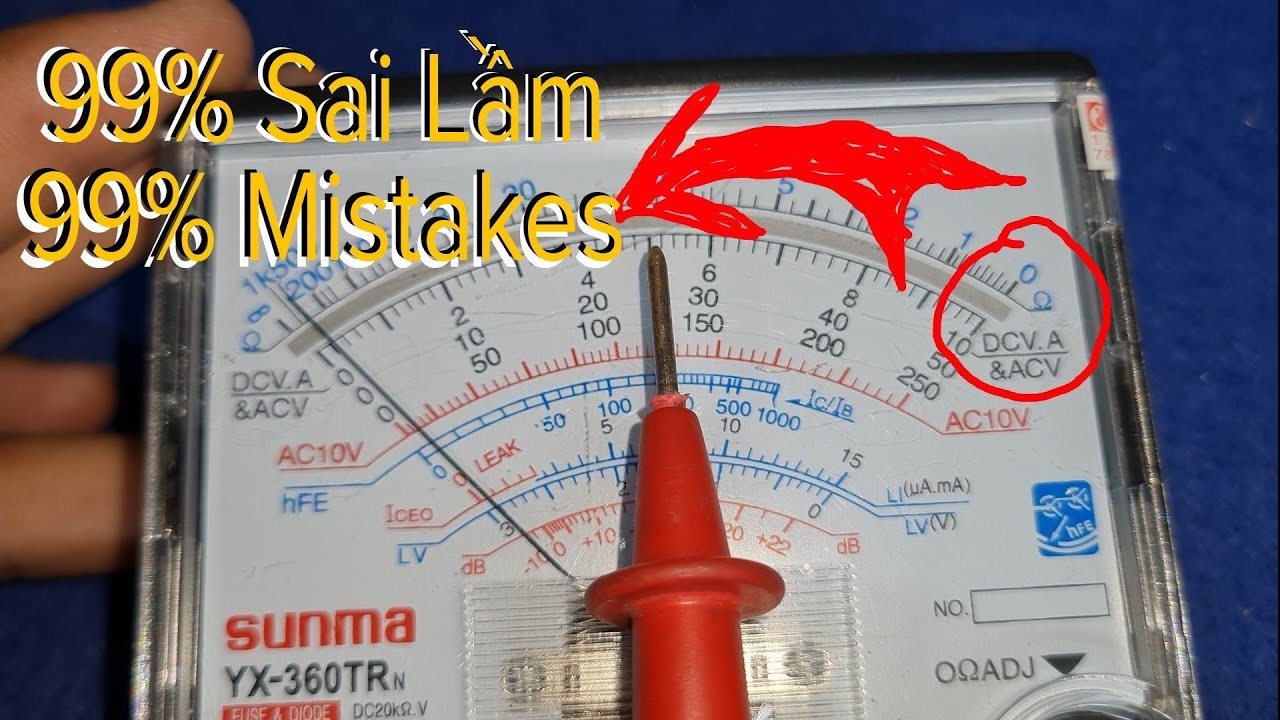 Как использовать VOM Meter? 99% ошибок