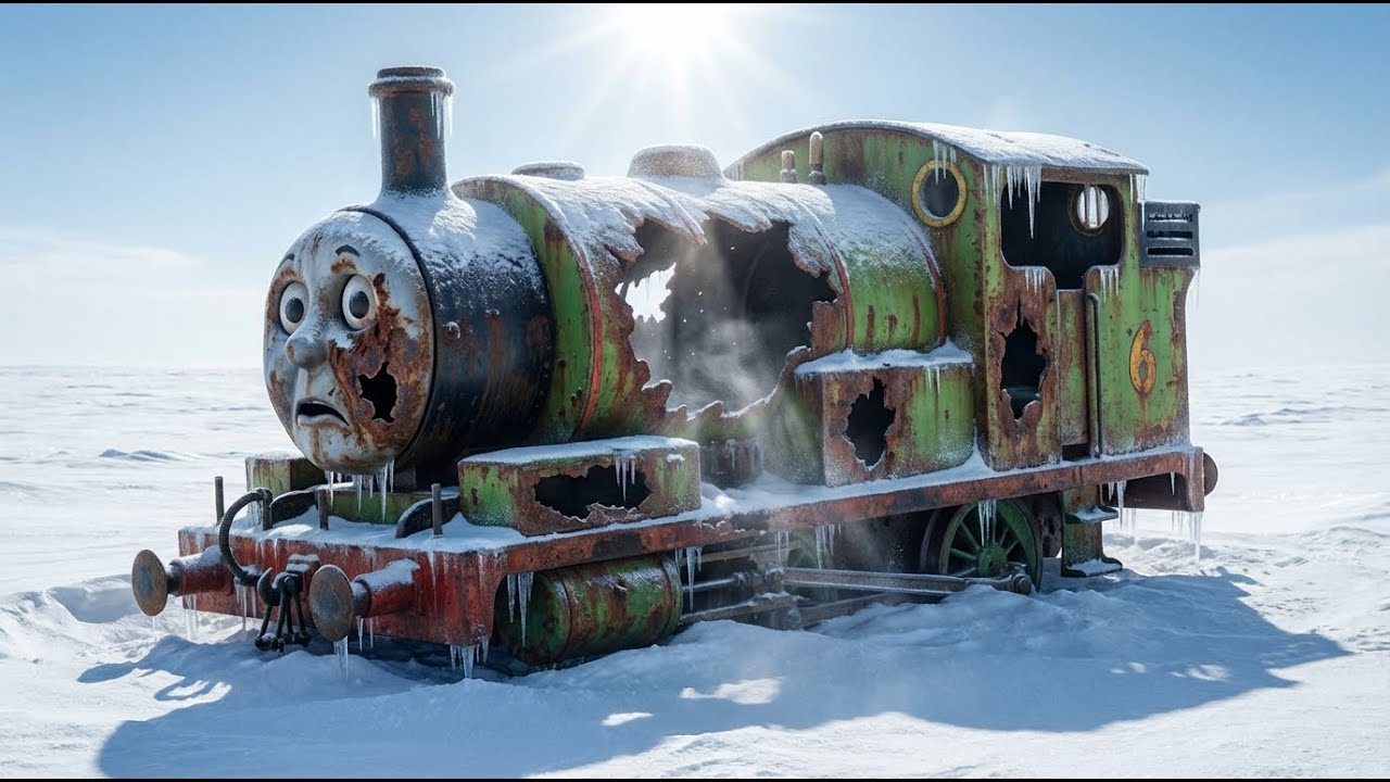 I Found Thomas’ Friend Percy Steam Engine Abandoned in Iceland –71°C | Rusty to Fully Restored ASMR