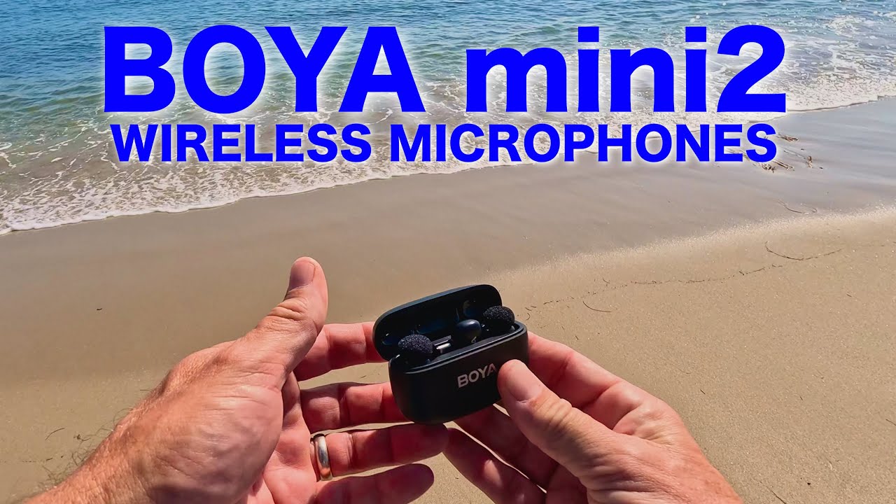 Тестирование микрофонов Boya Mini 2 на пляже
