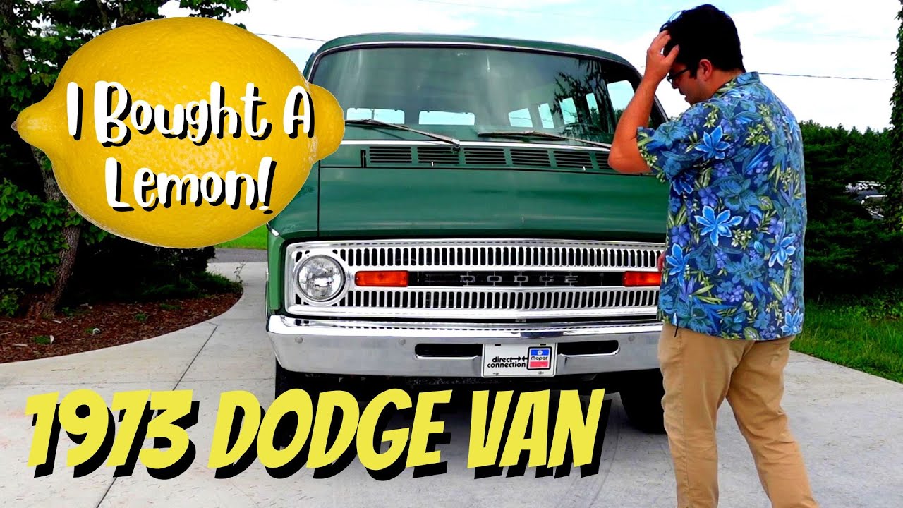1973 Dodge B100 Sportsman Royal Van - I Bought a Lemon! Car Show! 360 V8 MoPar!