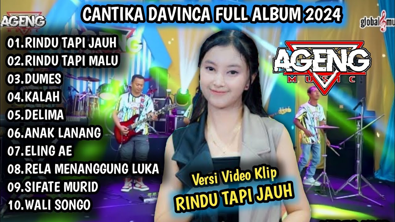 CANTIKA DAVINCA FT AGENG MUSIC 2024 | RINDU TAPI JAUH, RINDU TAPI MALU, DUMES - AGENG MUSIC TERBARU