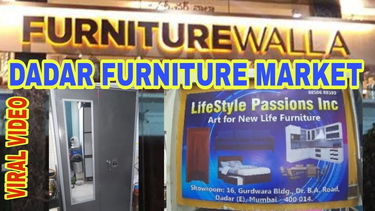 Dadar furniture  market || BOUGHT NEW CUPBOARD || pawri ho rahi hai || NEW FAMILY MEMBER 