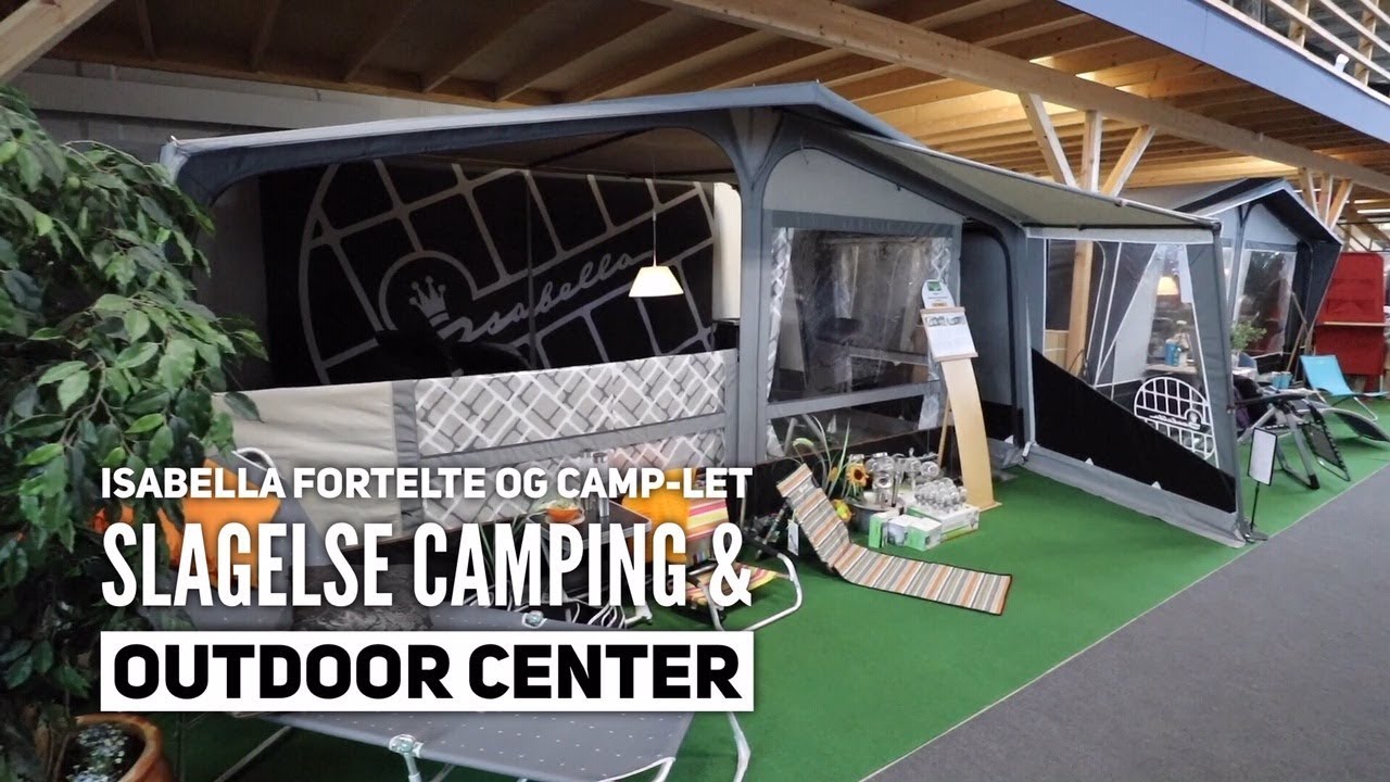 Isabella fortelte og Camp-Let hos Slagelse Camping & Outdoor Center