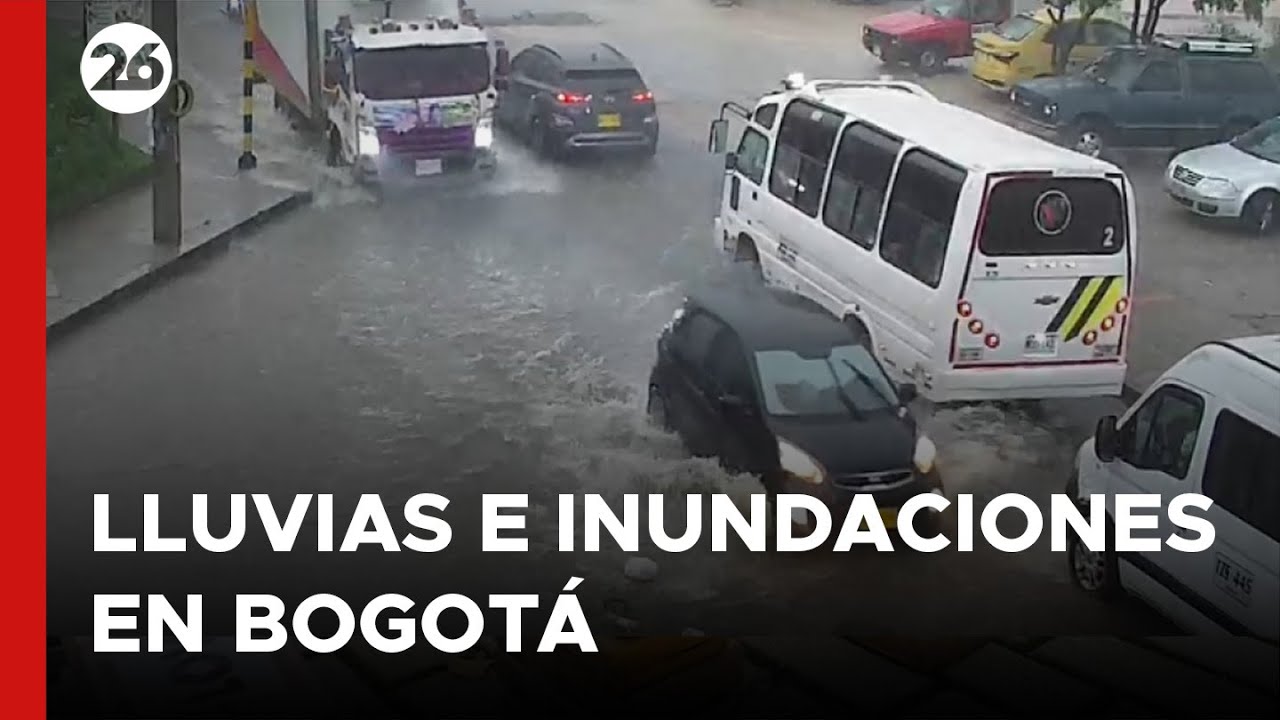COLOMBIA | Fuertes LLUVIAS e INUNDACIONES en Bogotá