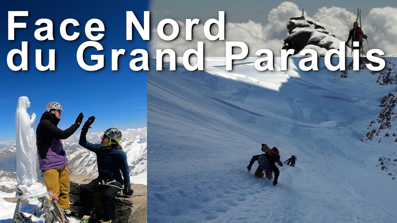 Voie Bertolone Face Nord du Grand Paradis et Voie Normale alpinisme ski de randonnée splitboard