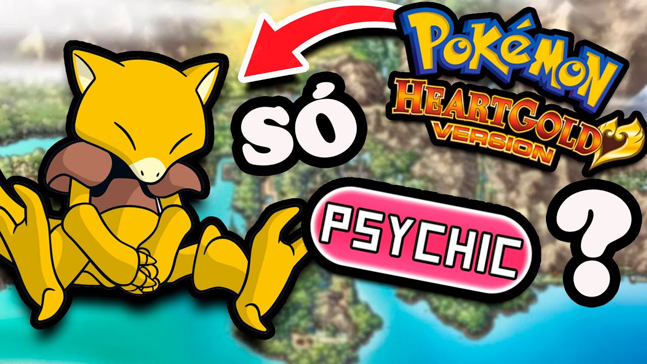 Dá pra ZERAR Pokémon HEART GOLD SÓ com o tipo PSIQUICO? - Desafio Pokémon (Sem itens em batalha)