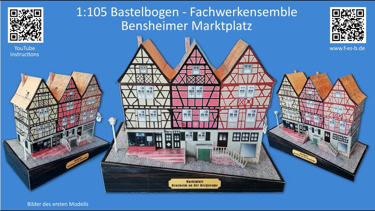 Bauvideo und Bauanleitung für das Kartonmodell 