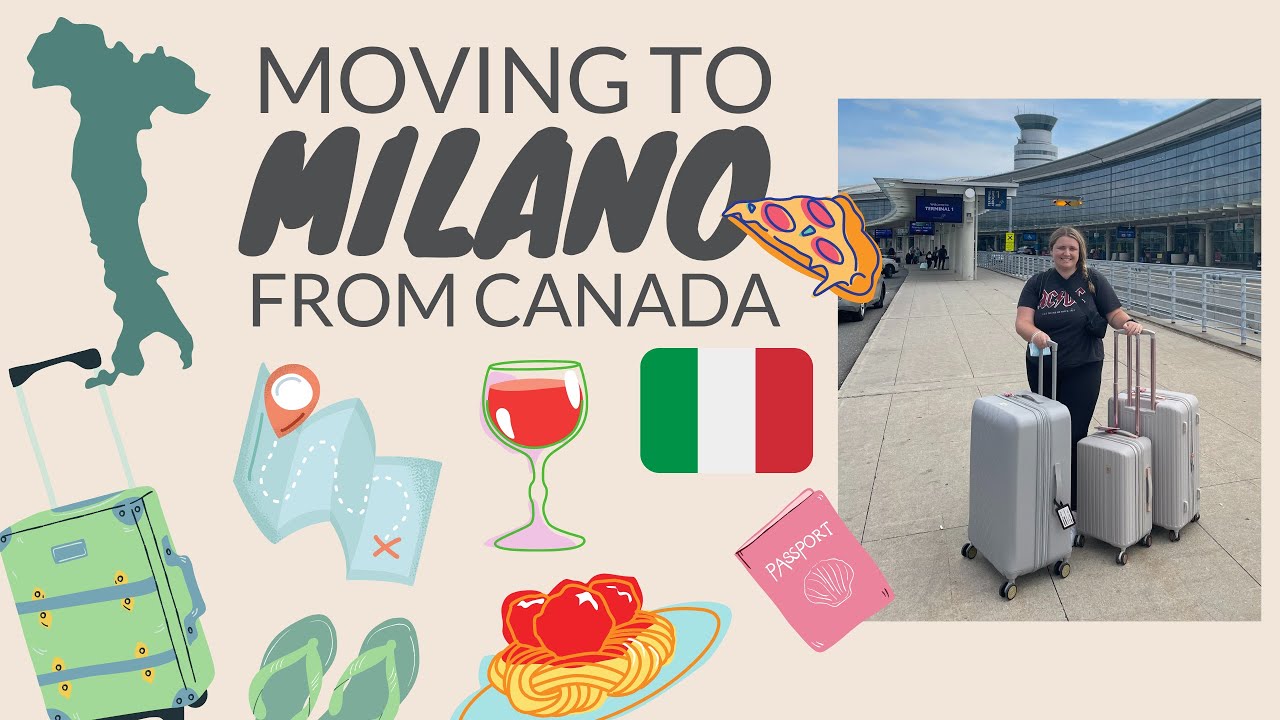 Move with me to Milano Italy | 1 year abroad | Almost MISSED my flight!