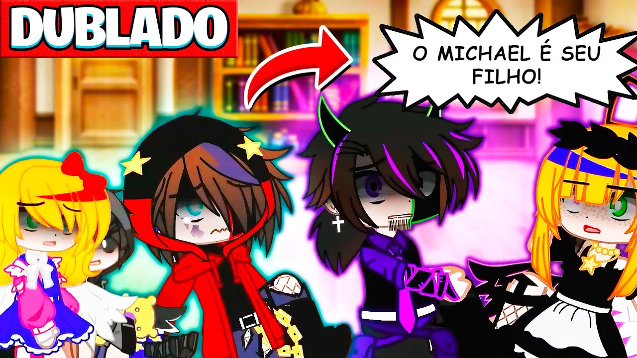 [ DUBLADO ] FAMÍLIA AFTON PR3SA EM UM QUARTO FINAL 😈 | MINI FILME GACHA CLUB